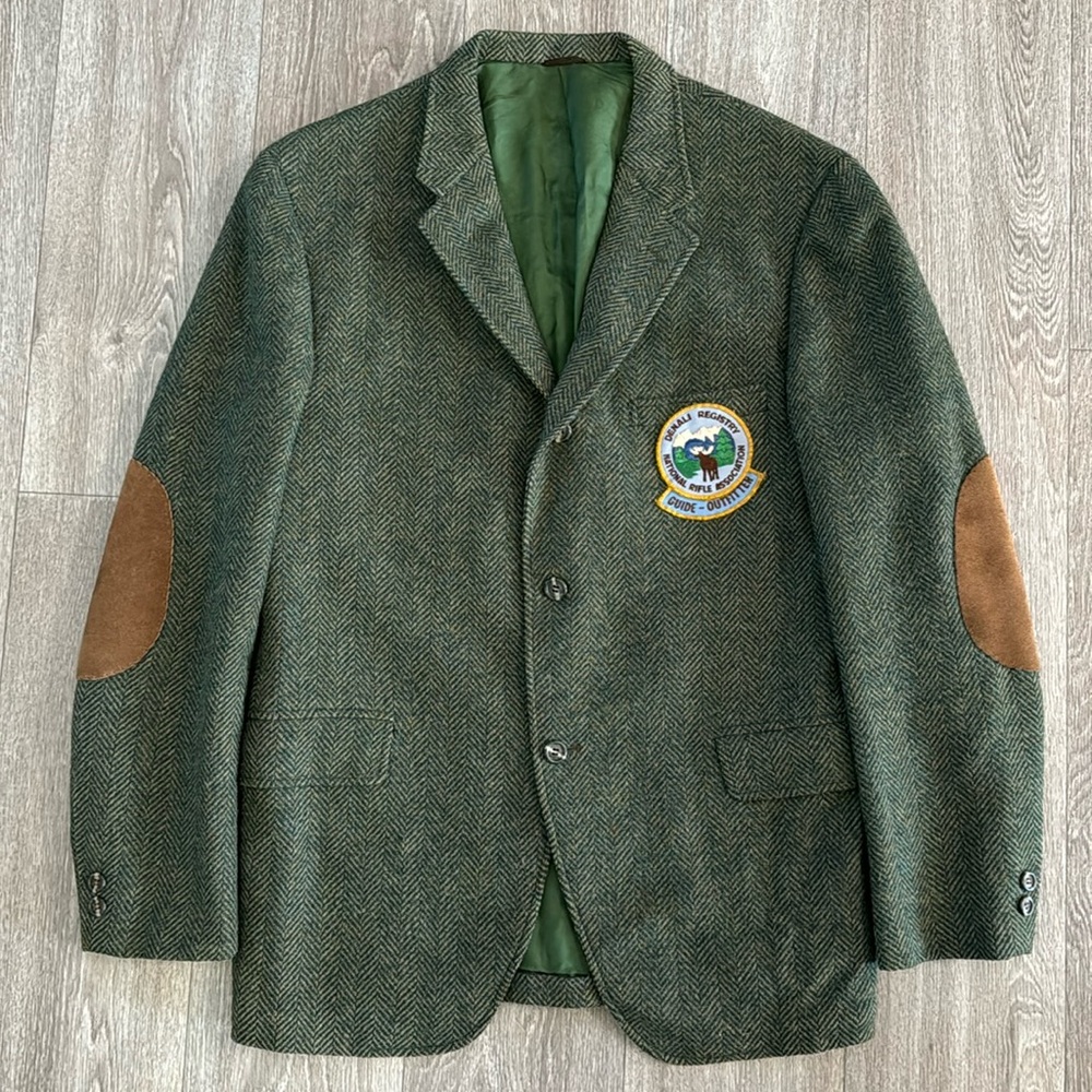 Vintage NRA Denali Registry Guide-Outfitter wool blazer